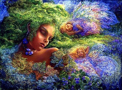 Peinture féerique de Josephine Wall