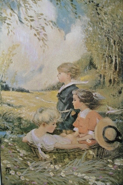 Enfants en peinture
