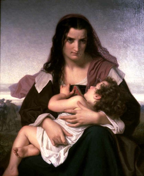 Peinture de  Hugues Merle 