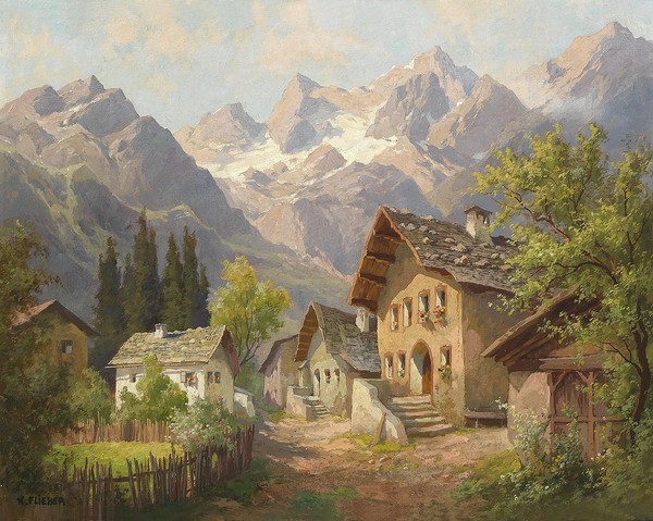 Paysage de Flieher Karl