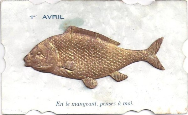 Carte ancienne de 1er avril