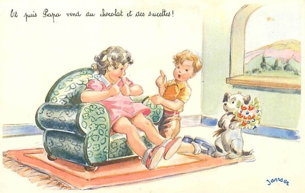 Carte enfant - Humour de Janser