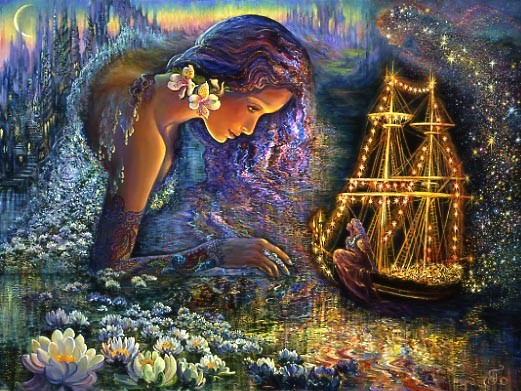 Peinture féérique de Josephine Wall