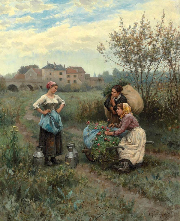 Peintre - Daniel Ridgway Knight