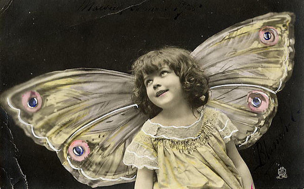 Carte victorienne enfant