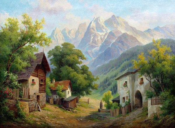 Paysage de Flieher Karl