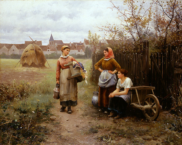 Peintre - Daniel Ridgway Knight