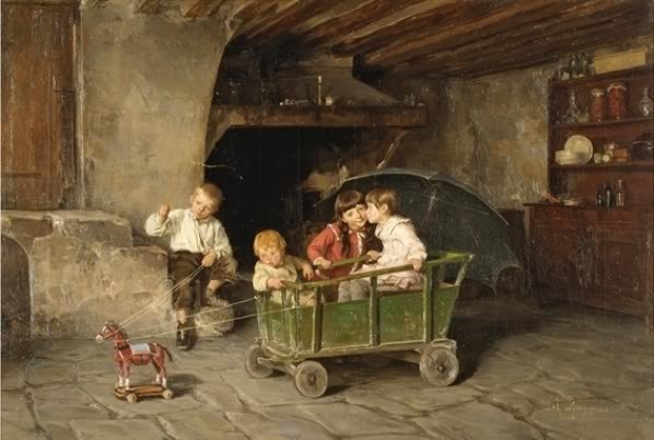 Peinture de Théophile Emmanuel Duverger 