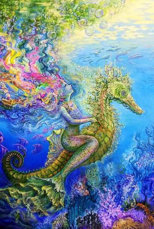 Peinture féerique de Josephine Wall