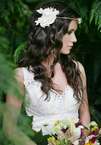 Coiffe et coiffure de mariée