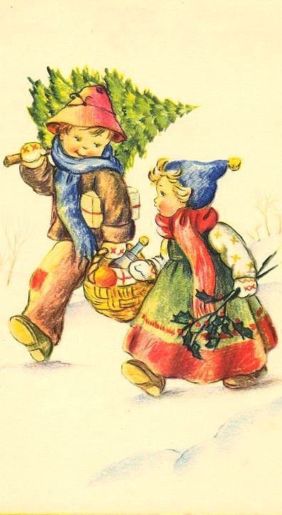 Mignonnes illustrations de Noël