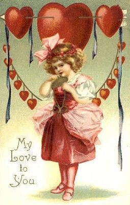 Cartes anciennes de Saint Valentin