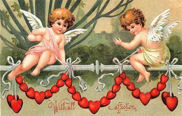 Cartes anciennes  de Saint Valentin