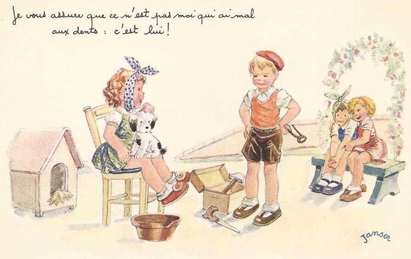 Carte enfant - Humour de Janser