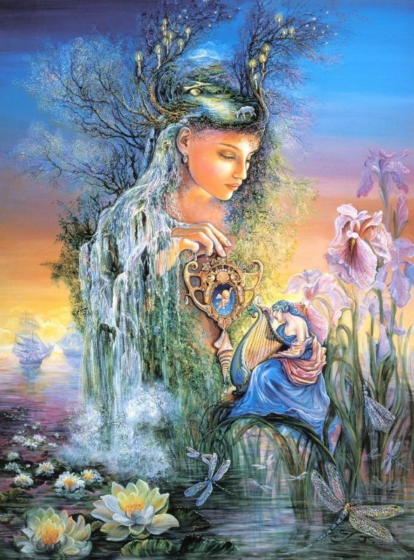 Peinture féérique de Josephine Wall