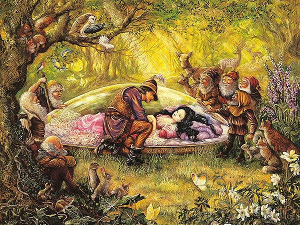 Peinture féerique de Josephine Wall