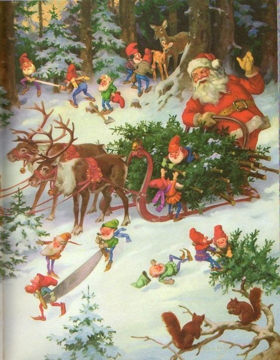 Belles illustrations et images de Noël