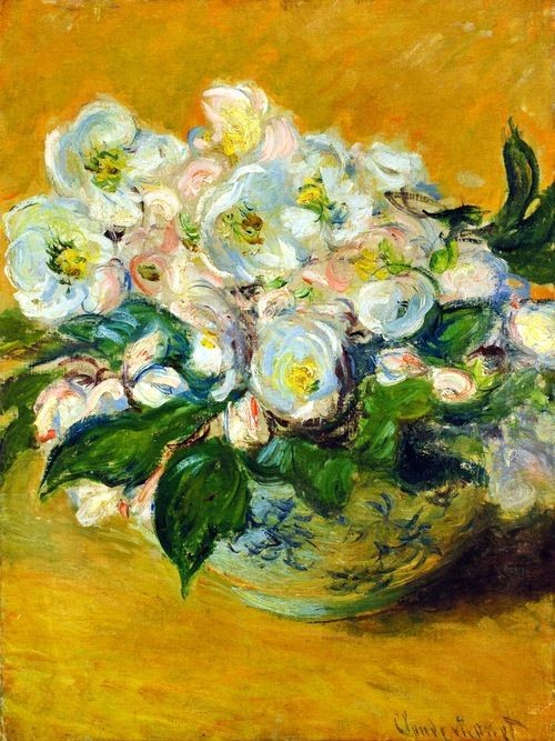 Fleurs en peinture