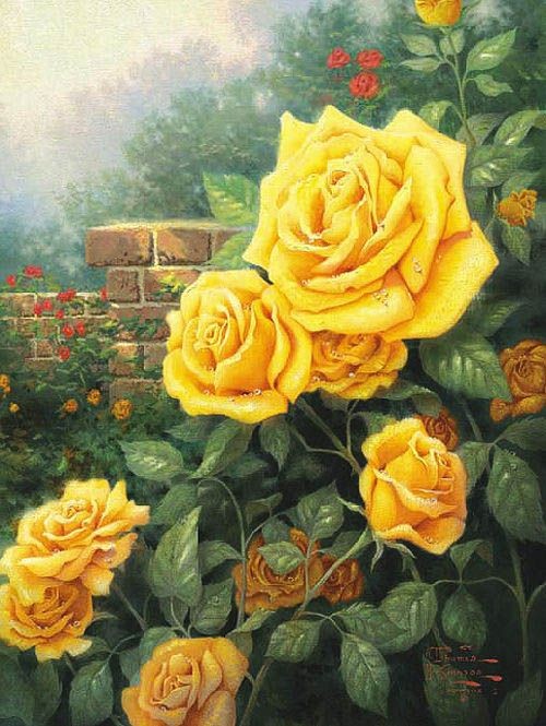 Jardin de Thomas Kinkade