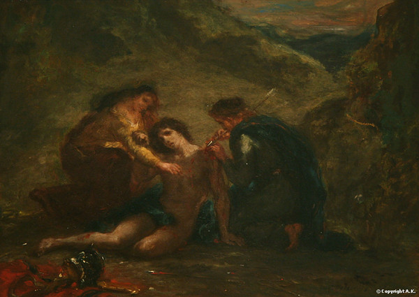 Peintre célèbre -Eugéne Delacroix