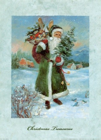 Carte ancienne de Noel