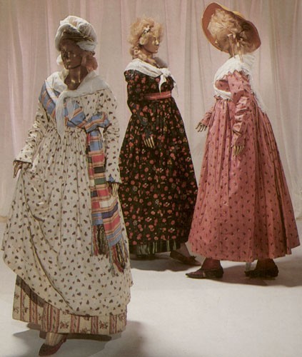 Poupées - Robes Dames d'antan