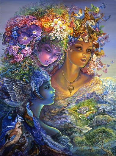 Peinture féérique de Josephine Wall