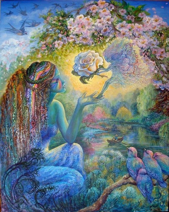 Peinture féerique de Josephine Wall