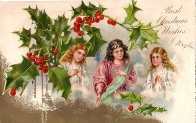 Carte ancienne de Noel