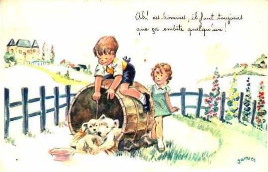 Carte enfant - Humour de Janser