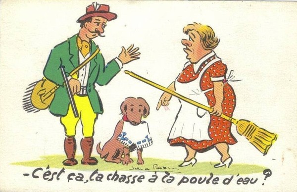 Carte humour de chasseur