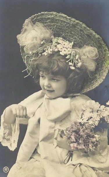 Carte  victorienne enfant