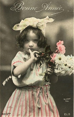 Carte ancienne enfant