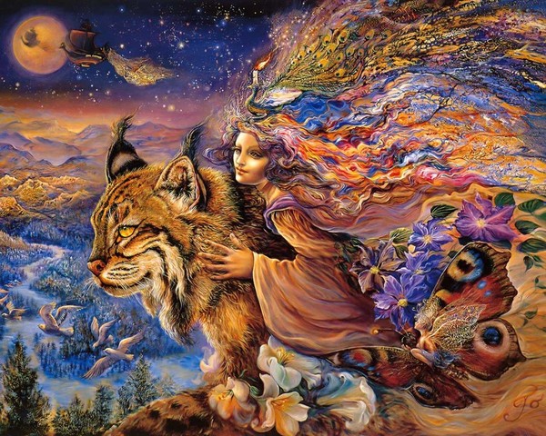 Peinture féerique de Josephine Wall