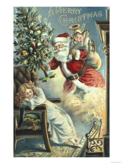 Cartes anciennes de Noël