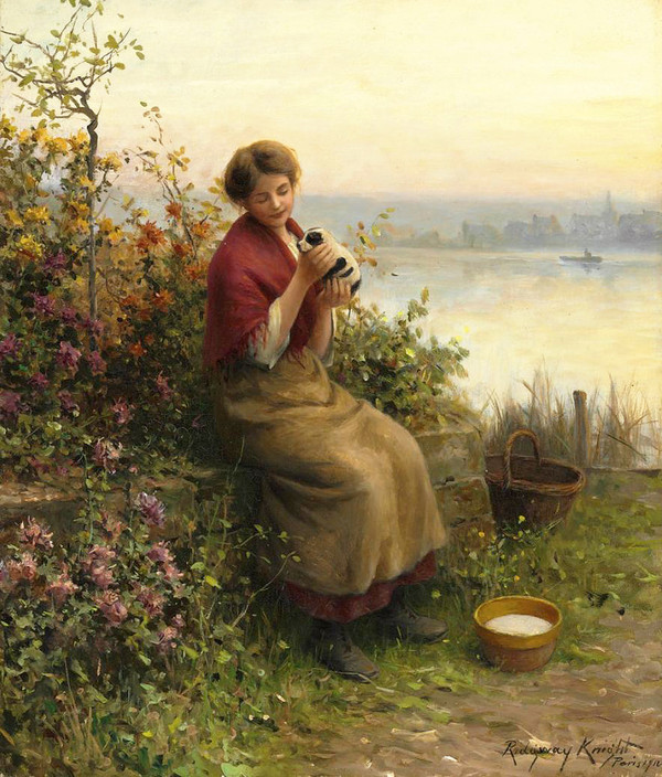 Peintre - Daniel Ridgway Knight