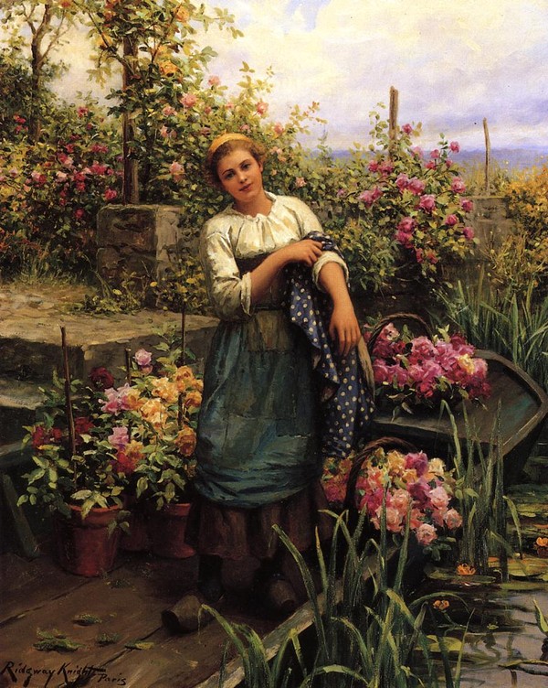 Peintre - Daniel Ridgway Knight