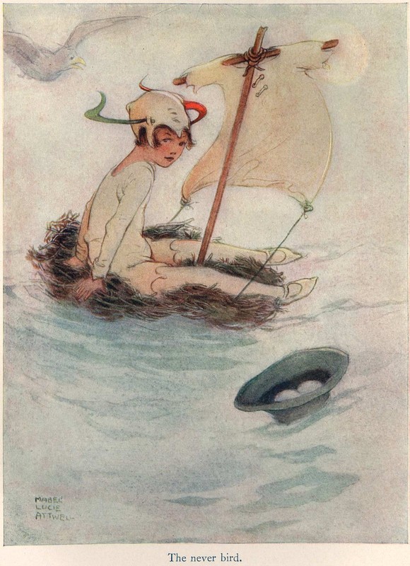  Illustration de  Mabel Lucie Attwell - Peter Pan