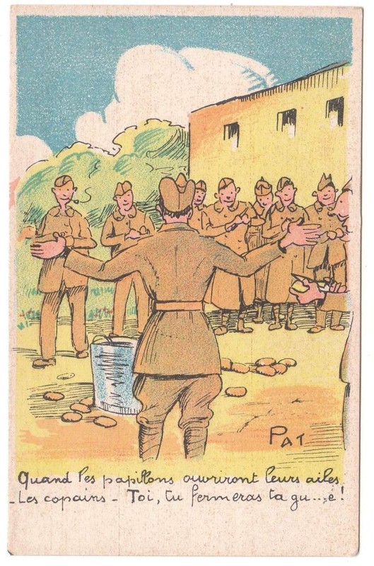 Carte humour militaire