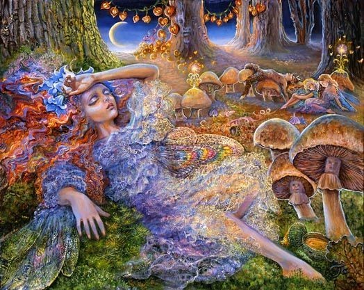 Peinture féerique de Josephine Wall