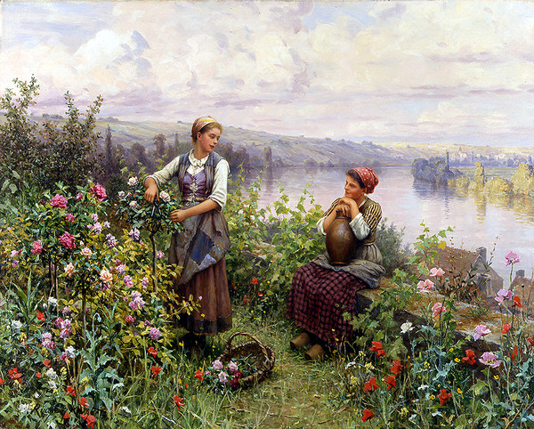 Peintre - Daniel Ridgway Knight