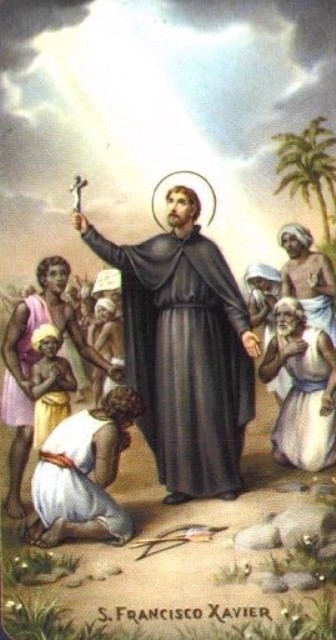 Images pieuses ( Saint François Xavier  )