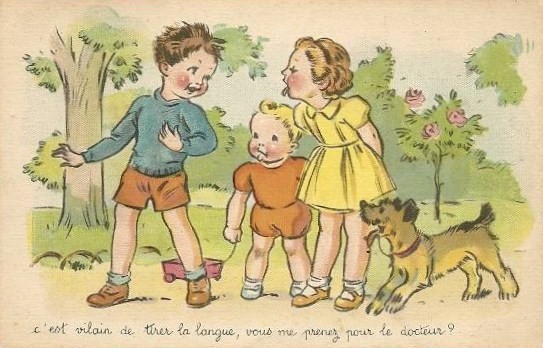 Carte humour enfant