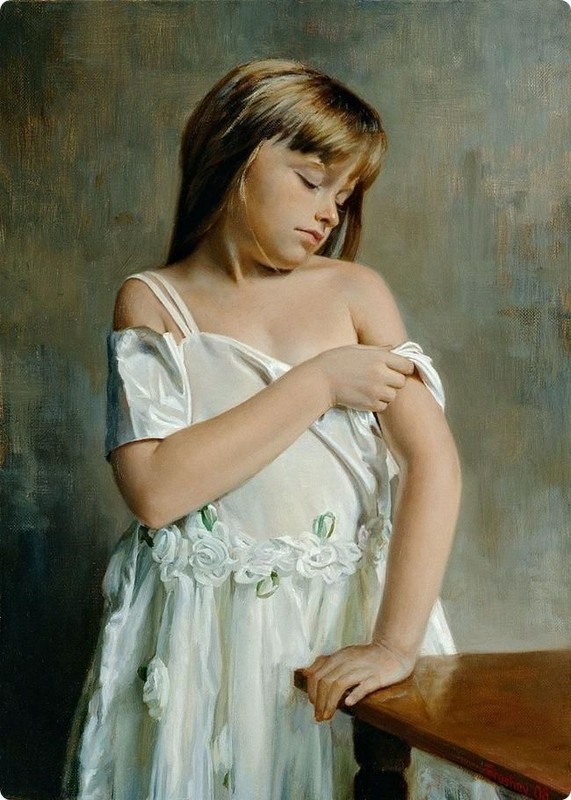 Superbe Portrait Enfants En Peinture Page 28