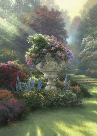 Jardin de Thomas Kinkade