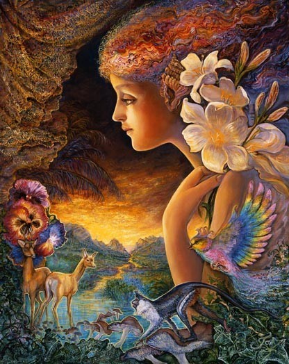 Peinture féerique de Josephine Wall