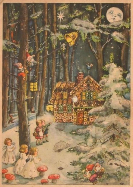 Carte ancienne de Noël 