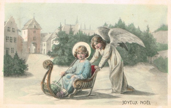 Carte ancienne de Noël 