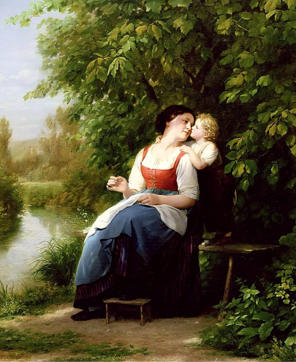 Peinture de Fritz Zuber-Buhler 