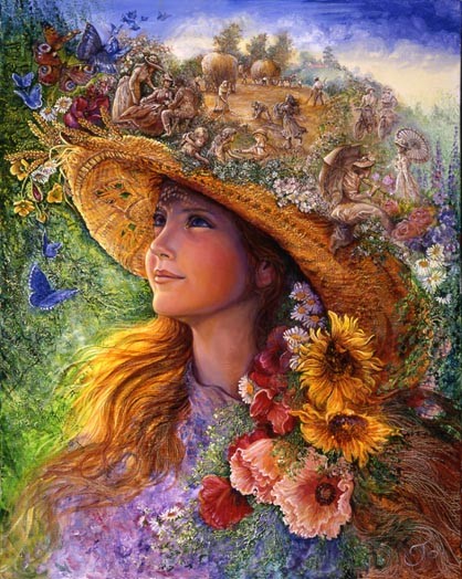 Peinture féérique de Josephine Wall